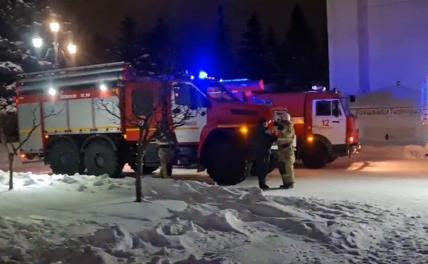 В Сергиевом Посаде горит колокольня Троице-Сергиевой лавры